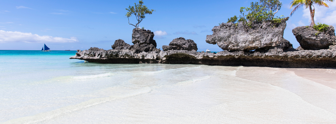 Boracay white sand